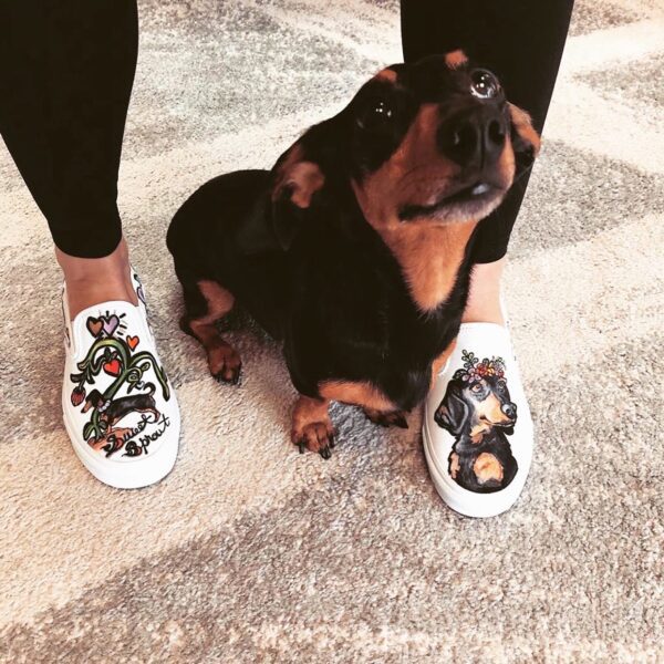 Custom Hand Painted Shoes - Vans Sneakers - by High Hound Low Hound