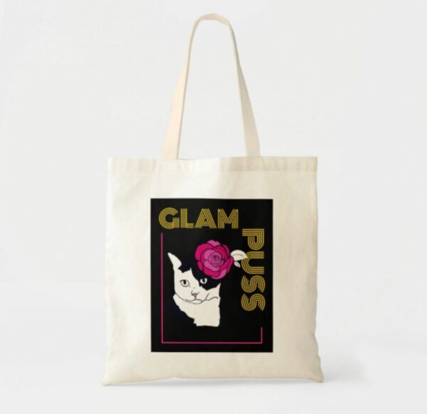 glamour puss tote bag - glamour kitty cat bag